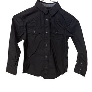 Cody James Boys Black Western Snap Shirt - Size 4T - Cowboy Performance
